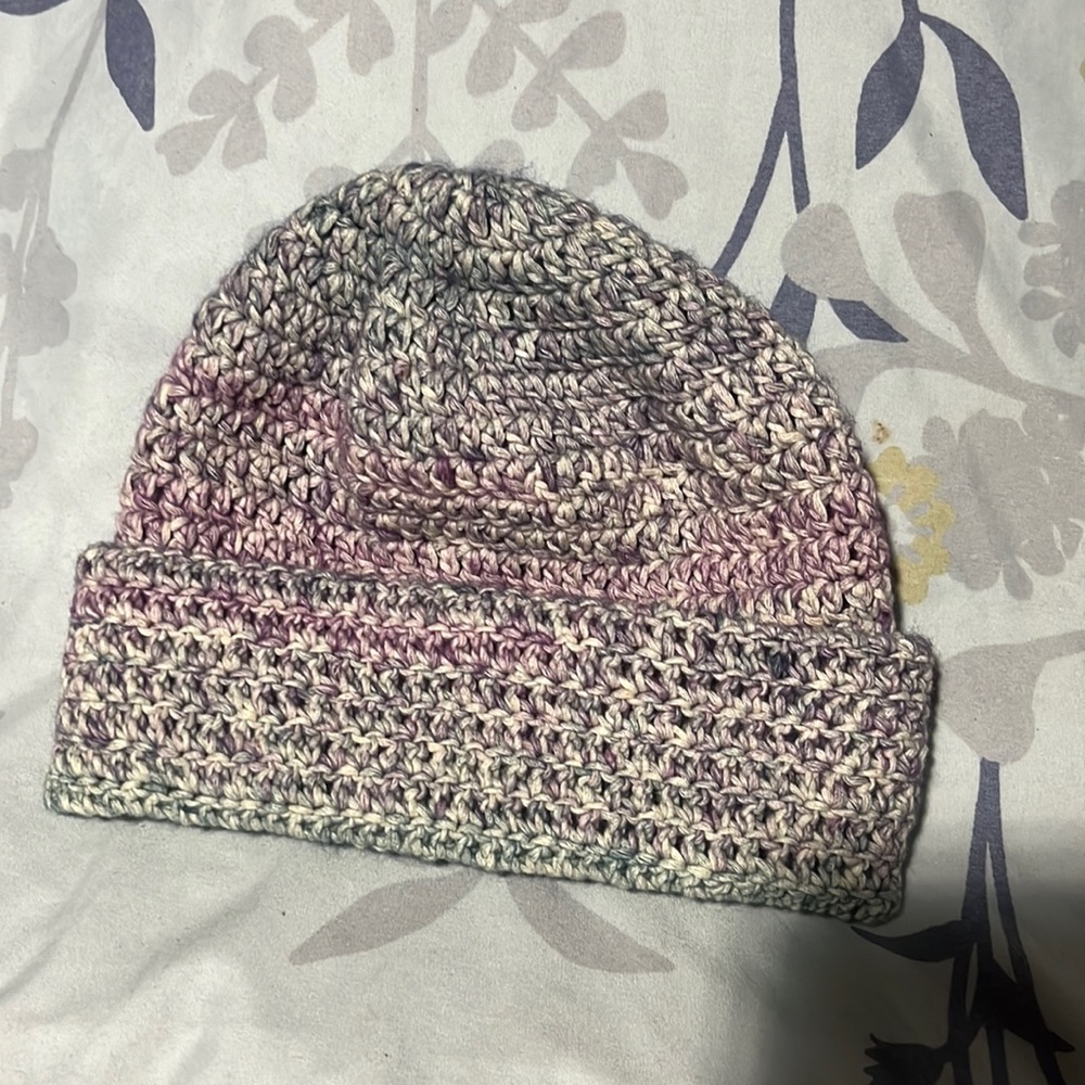 Handmade Cotton Rollup Beanies $30